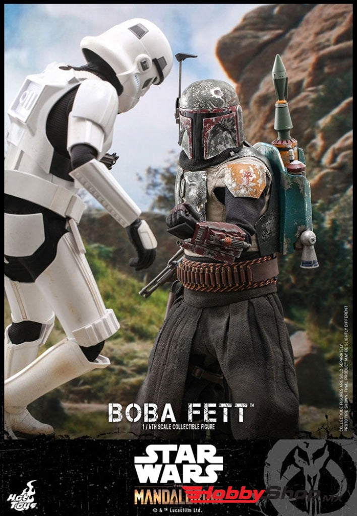 Hot Toys - 1/6 Television Masterpiece Scale Fully Poseable Figure: The Mandalorian Boba Fett En