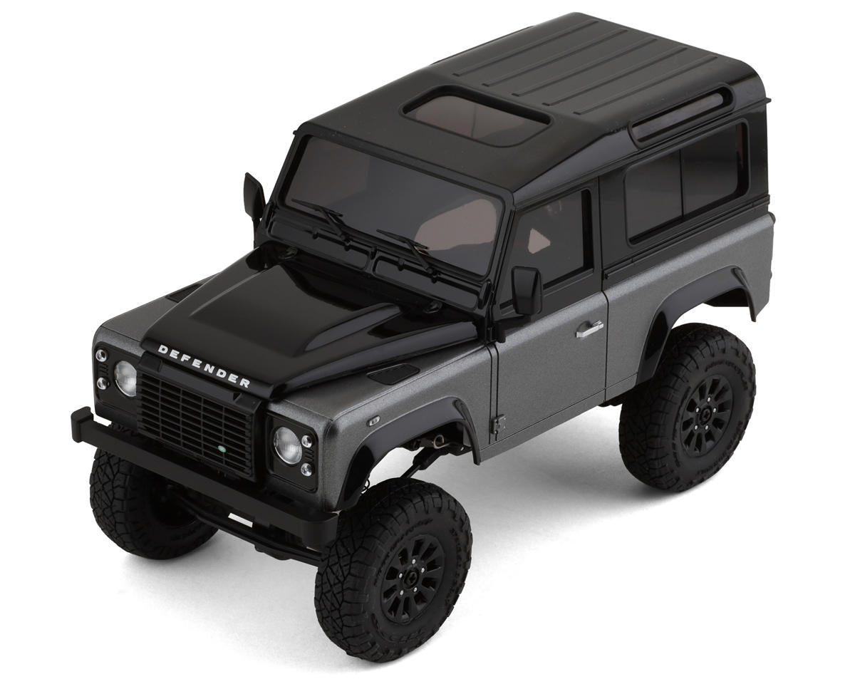 Kyosho - MINI-Z 4X4 Series Ready Set Set Land Rover Defender 90 Autobiography Corris Gray / Santorini Black