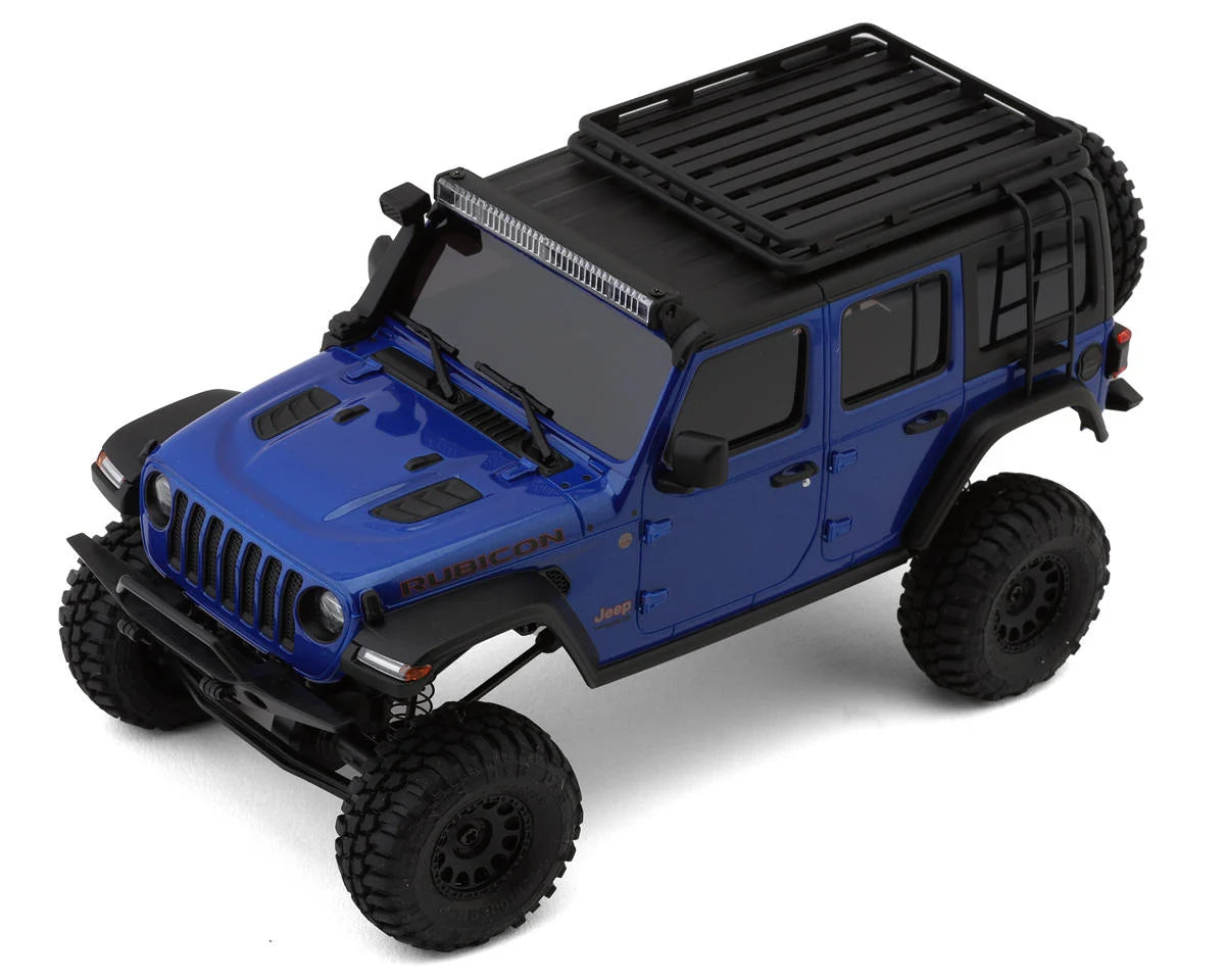 Kyosho - MINI-Z 4X4 Series Ready Set JeepⓇ Wrangler Unlimited Rubicon with Accessory parts Ocean Blue Metallic