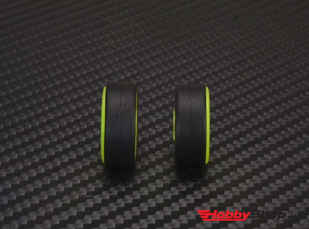 Pn Racing - Mini-Z 2Wd Machine Delrin Cut Yellow Formula 8.5X20Mm Flanged Wheel F1 En Existencia