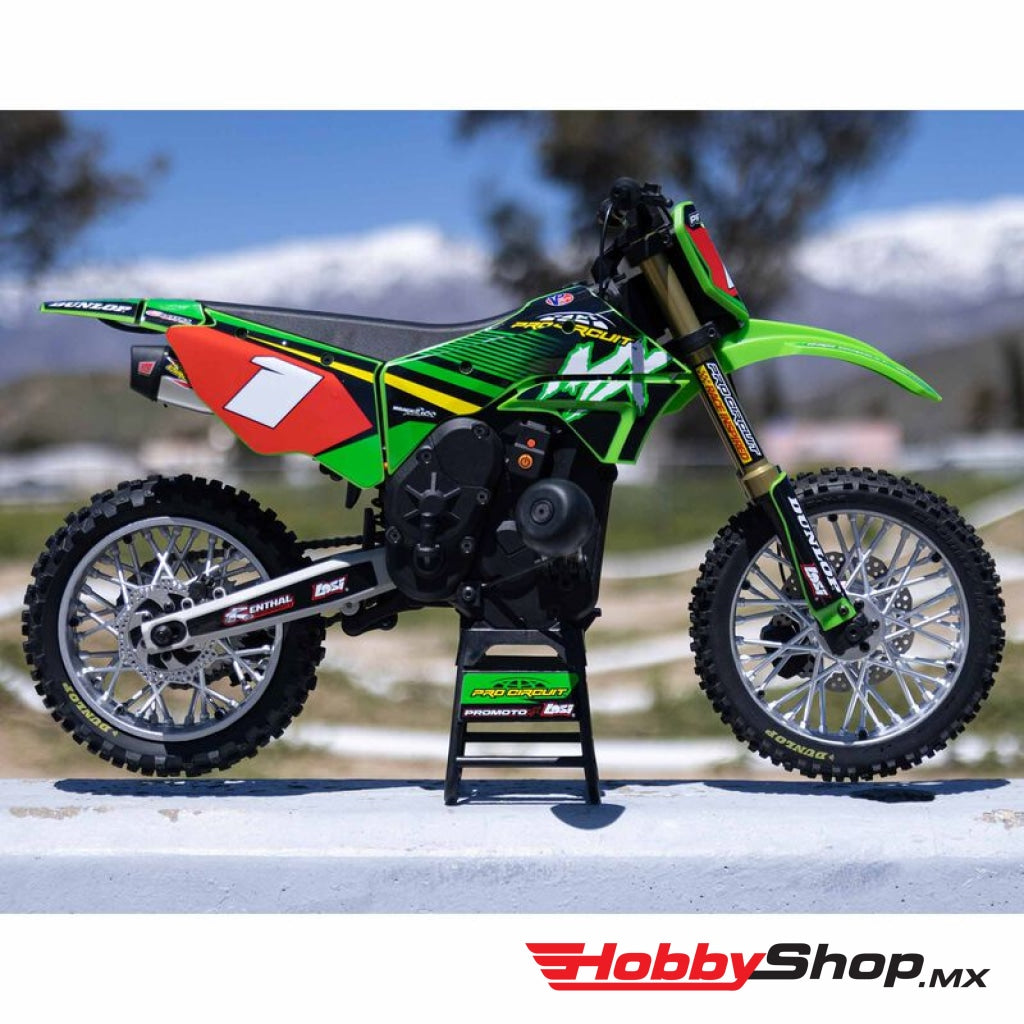 Team Losi - 1/4 Promoto-Mx Motorcycle Rtr With Battery And Charger Pro Circuit En Existencia