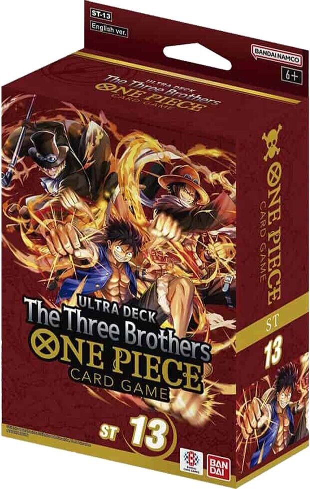 Bandai - One Piece Card Game Starter Deck ST-13 The Three Brothers en inglés