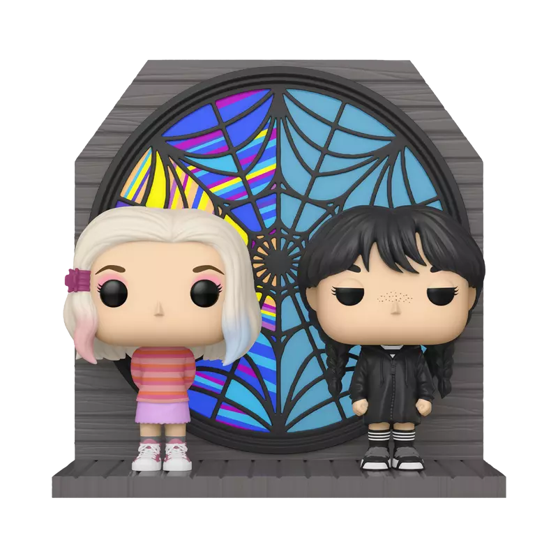 FUNKO POP Moment: Wednesday - Merlina y Enid Exclusivo SDCC 2024, #1541