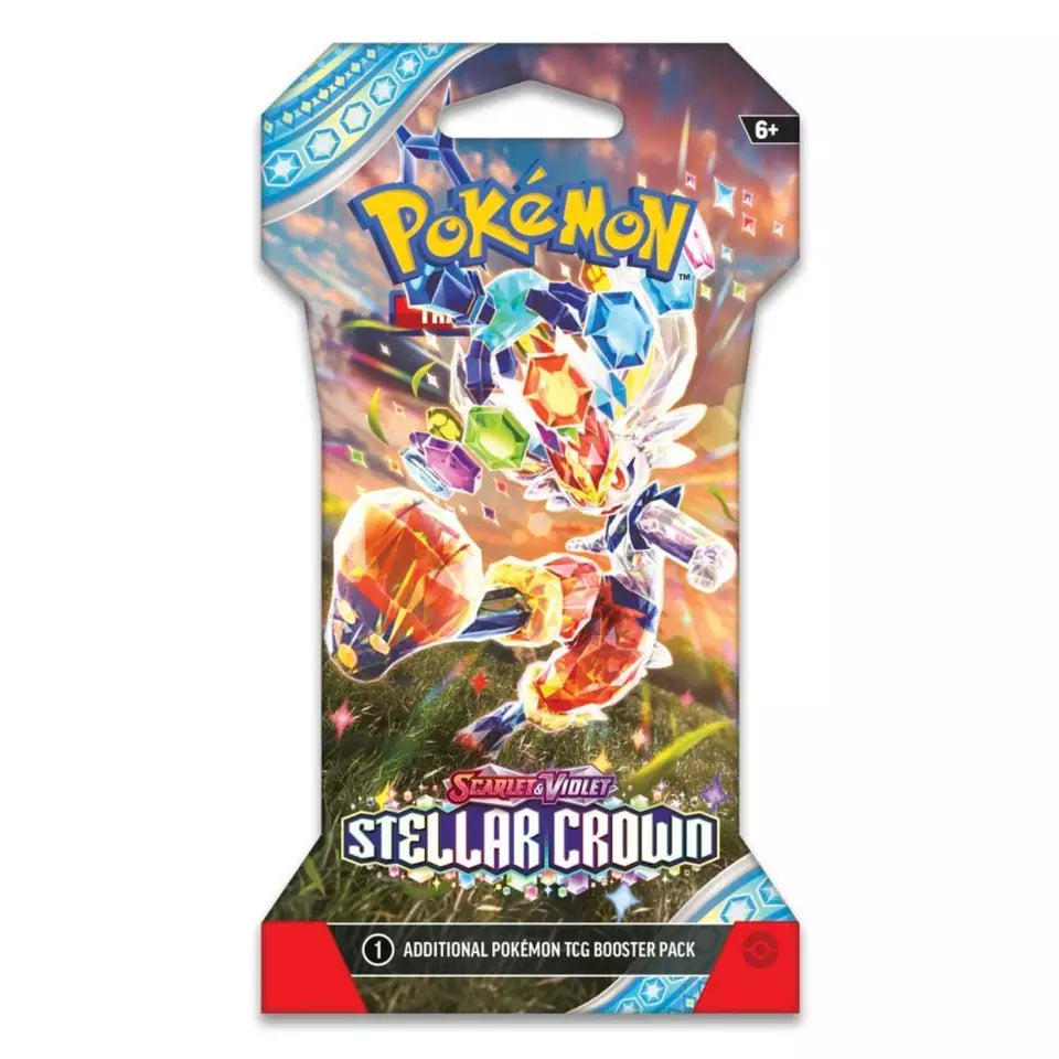 Pokémon TCG: Scarlet & Violet 07: Stellar Crown Sleeved Booster - Inglés