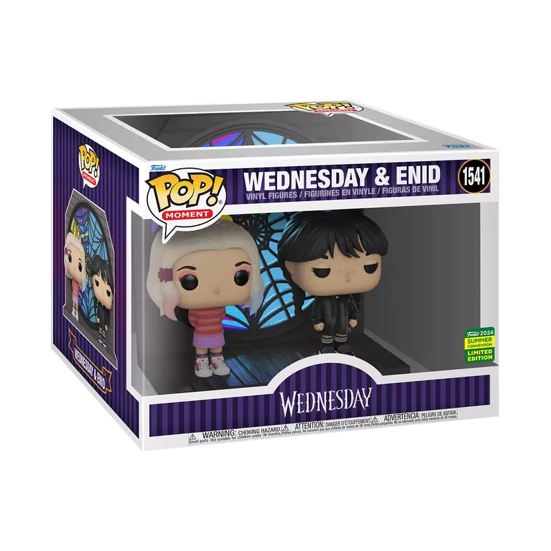 FUNKO POP Moment: Wednesday - Merlina y Enid Exclusivo SDCC 2024, #1541