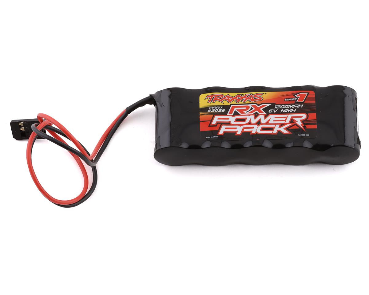 Traxxas - Battery, RX Power Pack (5-cell flat style, GP cells, NiMH, 1200mAh)