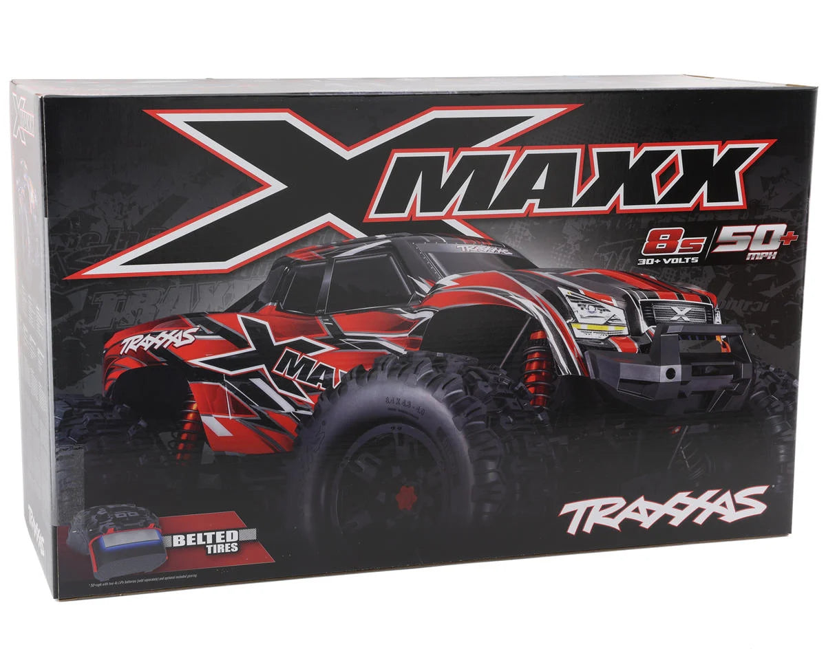 Traxxas - X-Maxx 8S 1/6 4WD Brushless RTR Monster Truck w/2.4GHz TQi Radio, TSM & Belted Tires, Verde