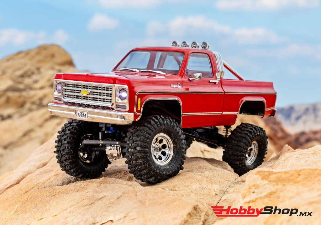 Traxxas - 1/18 Trx-4M Chevrolet K10 High Trail Roja En Existencia