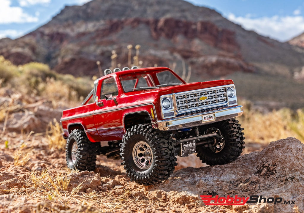 Traxxas - 1/18 Trx-4M Chevrolet K10 High Trail Roja En Existencia