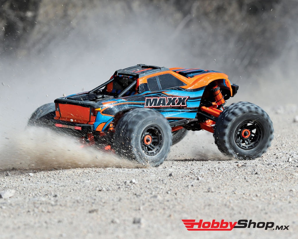 Traxxas - Maxx Widemaxx 1/10 Brushless Rtr 4Wd Monster Truck W/Tqi 2.4Ghz Radio & Tsm Amarillo /