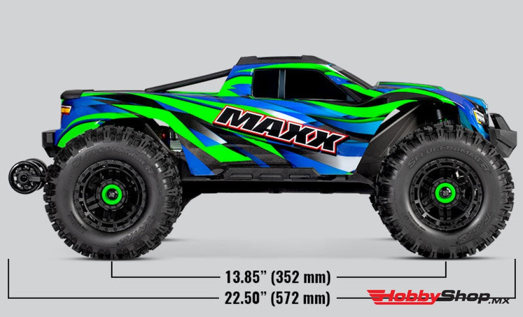 Traxxas - Maxx Widemaxx 1/10 Brushless Rtr 4Wd Monster Truck W/Tqi 2.4Ghz Radio & Tsm Amarillo /