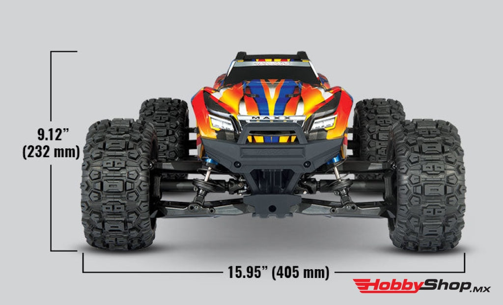 Traxxas - Maxx Widemaxx 1/10 Brushless Rtr 4Wd Monster Truck W/Tqi 2.4Ghz Radio & Tsm Naranja En