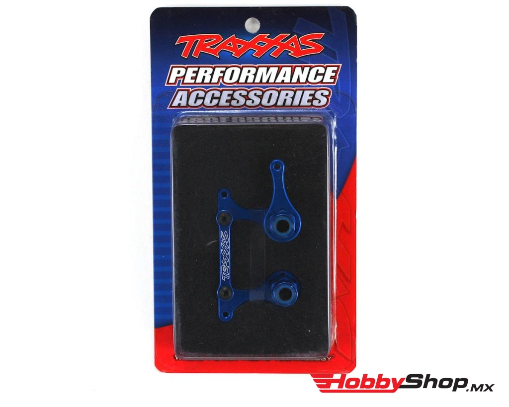 Traxxas - Steering Bellcranks Drag Link (Blue-Anodized 6061-T6 Aluminum)/ 5X8Mm Ball Bearings (4)/