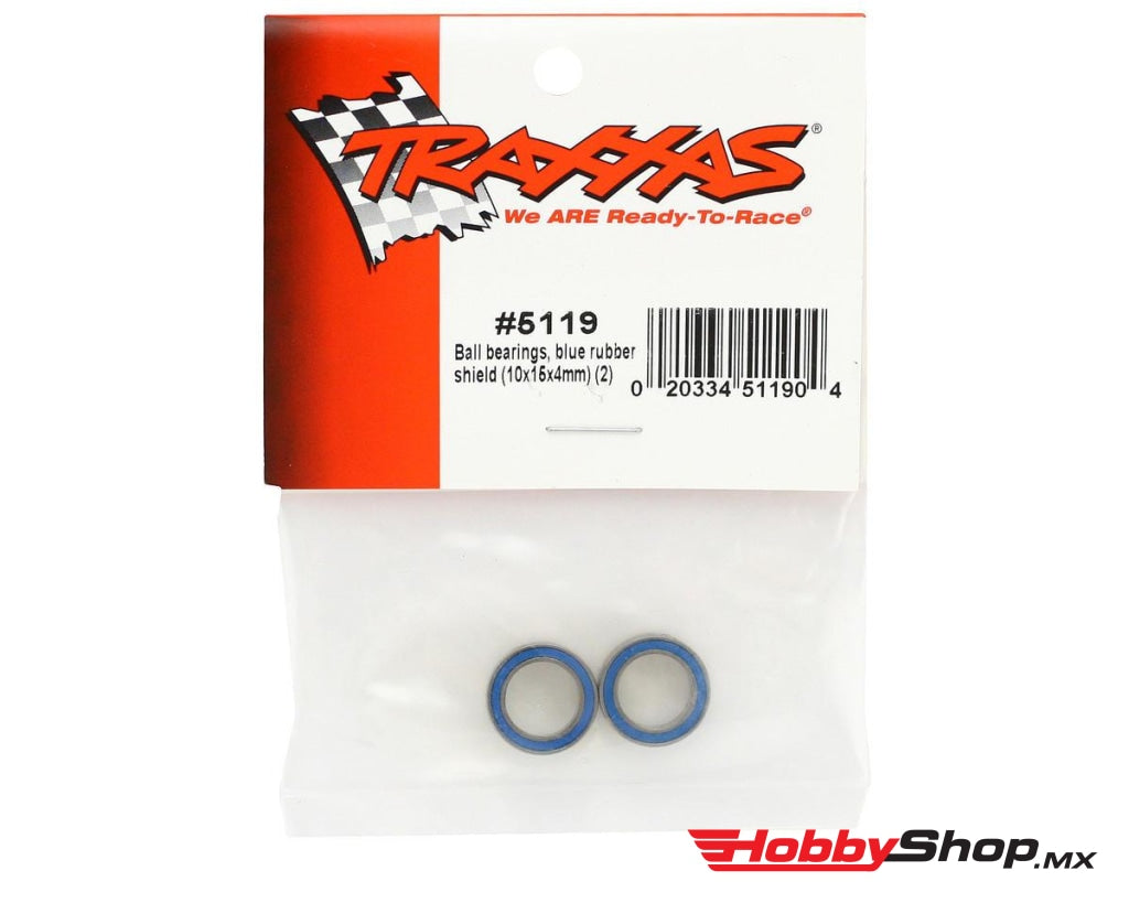 Traxxas - Rodamientos De Bolas Sellados Con Goma Azul (10X15X4Mm) (2 Piezas) En Existencia