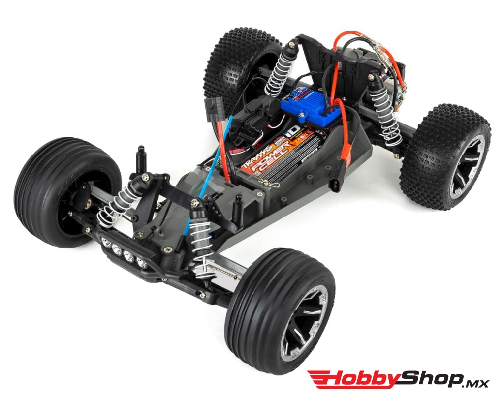 Traxxas - Rustler 1/10 Rtr Stadium Truck W/Led Lights Tq 2.4Ghz Radio Battery & Dc Charger Naranja