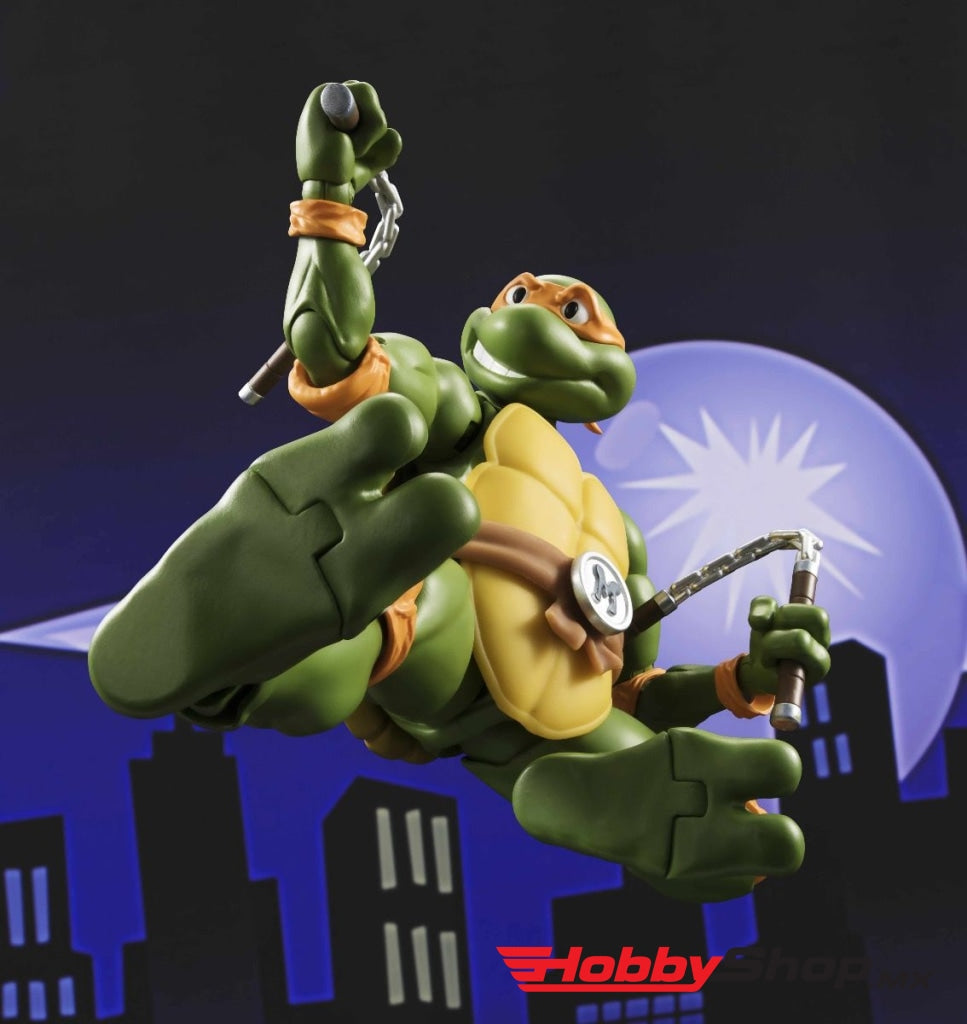 Bandai - Michelangelo Action Figure From Teenage Mutant Ninja Turtles S.h. Figuarts En Existencia