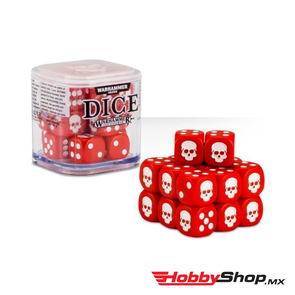 Games Workshop - Citadel 12Mm Dice Set 20 Red En Existencia