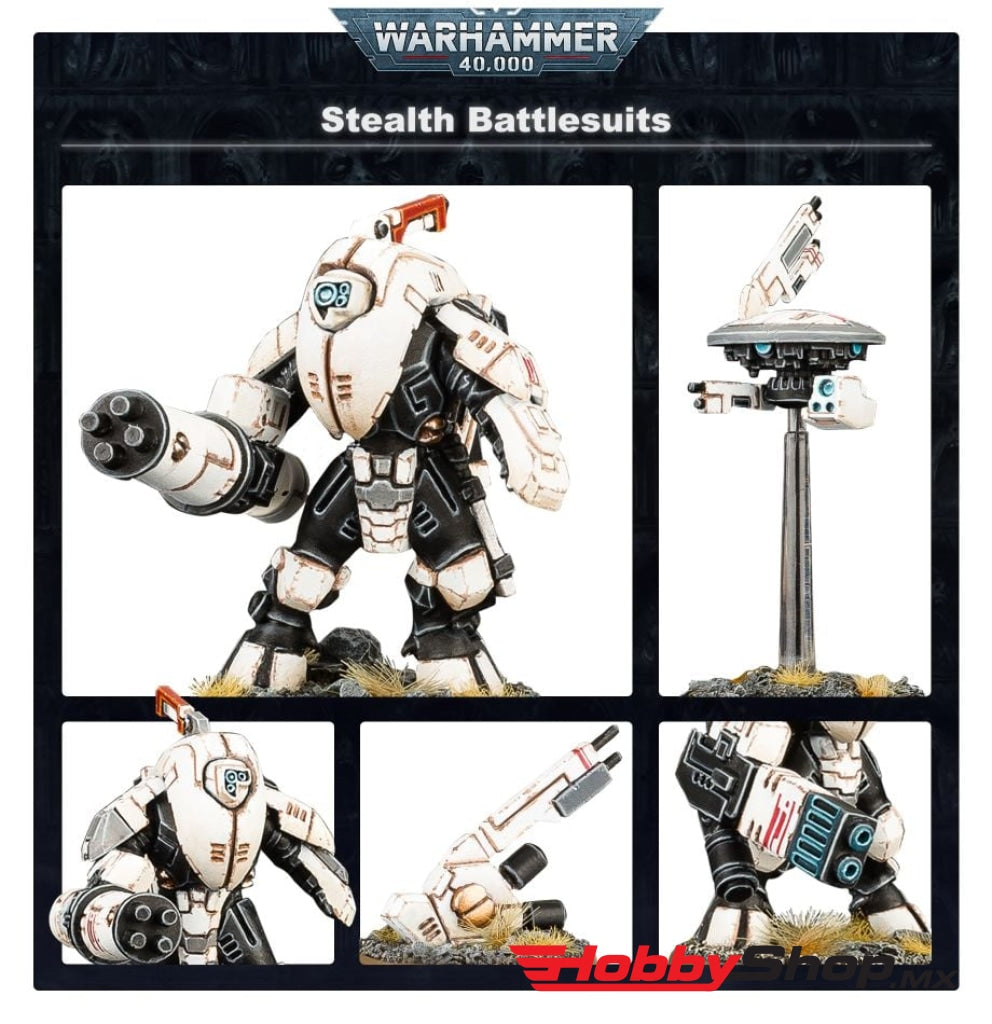 Games Workshop - Tau Empire: Xv25 Stealth Battlesuits En Existencia