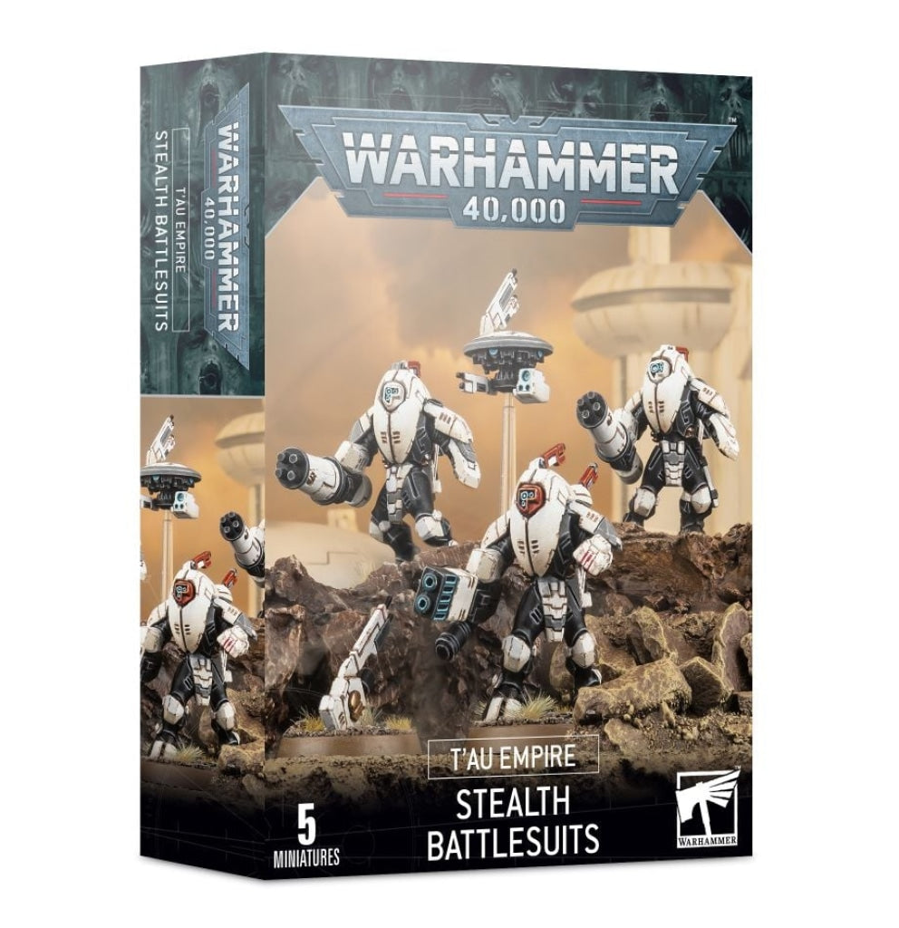 Games Workshop - Tau Empire: Xv25 Stealth Battlesuits En Existencia