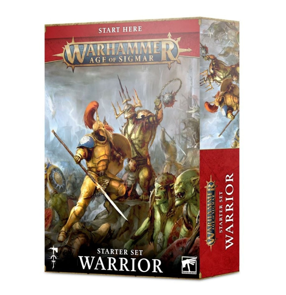 Games Workshop - Warhammer Age Of Sigmar: Warrior Starter Set (Inglés) En Existencia