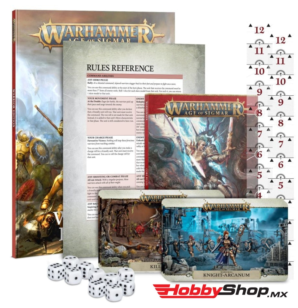 Games Workshop - Warhammer Age Of Sigmar: Warrior Starter Set (Inglés) En Existencia