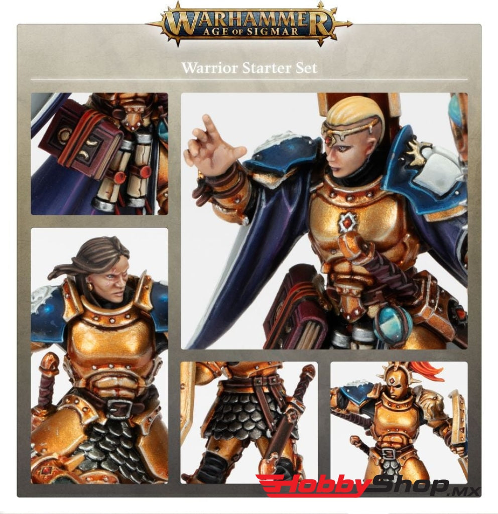 Games Workshop - Warhammer Age Of Sigmar: Warrior Starter Set (Inglés) En Existencia