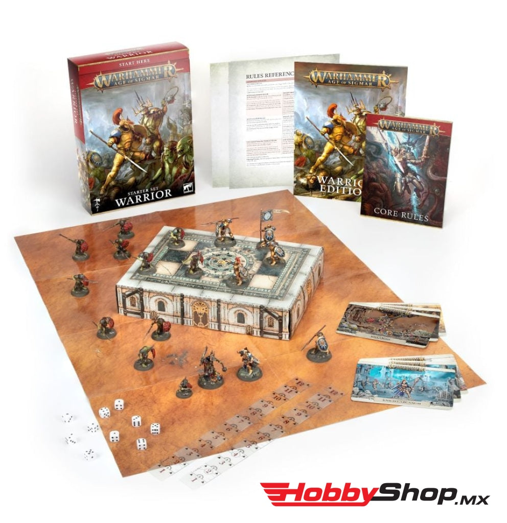 Games Workshop - Warhammer Age Of Sigmar: Warrior Starter Set (Inglés) En Existencia