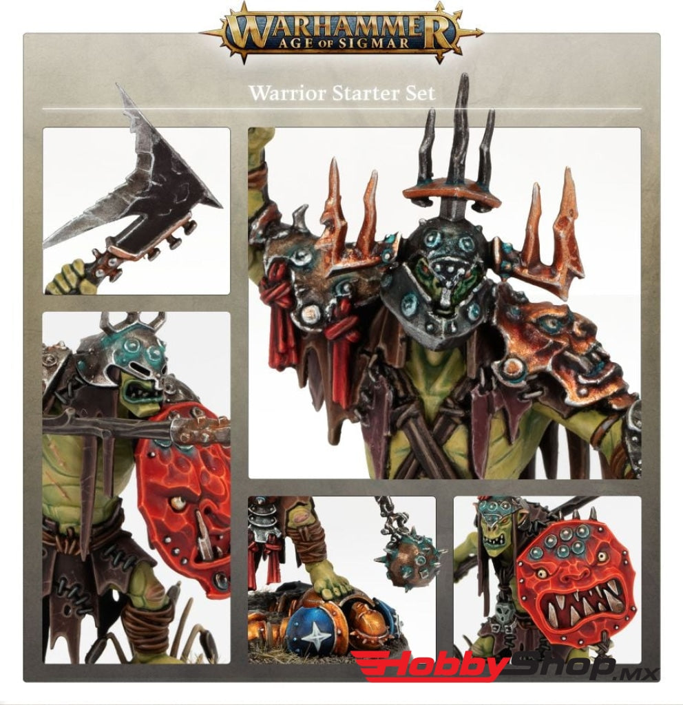 Games Workshop - Warhammer Age Of Sigmar: Warrior Starter Set (Inglés) En Existencia