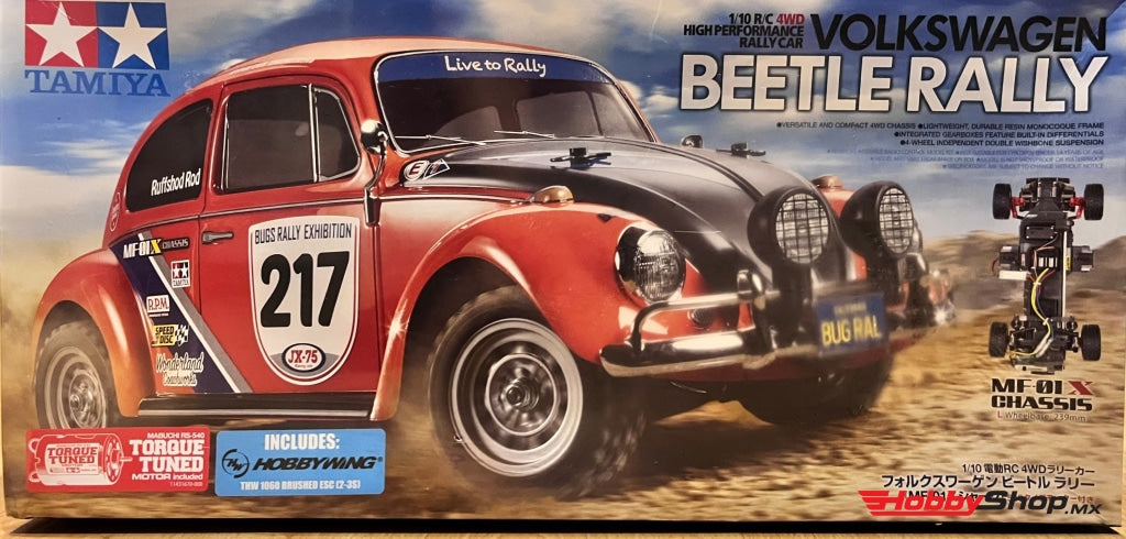 Tamiya - 1/10 Rc Volkswagen Beetle Rally W/ Mf-01X Sobrepedido