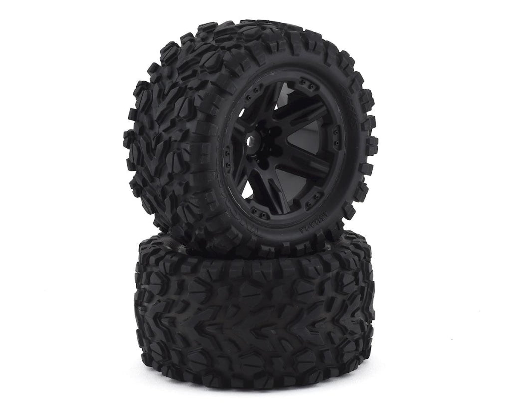 Traxxas - Talon Ext 2.8 Pre-Mounted Tires W/rxt Wheels (2) (Black) En Existencia