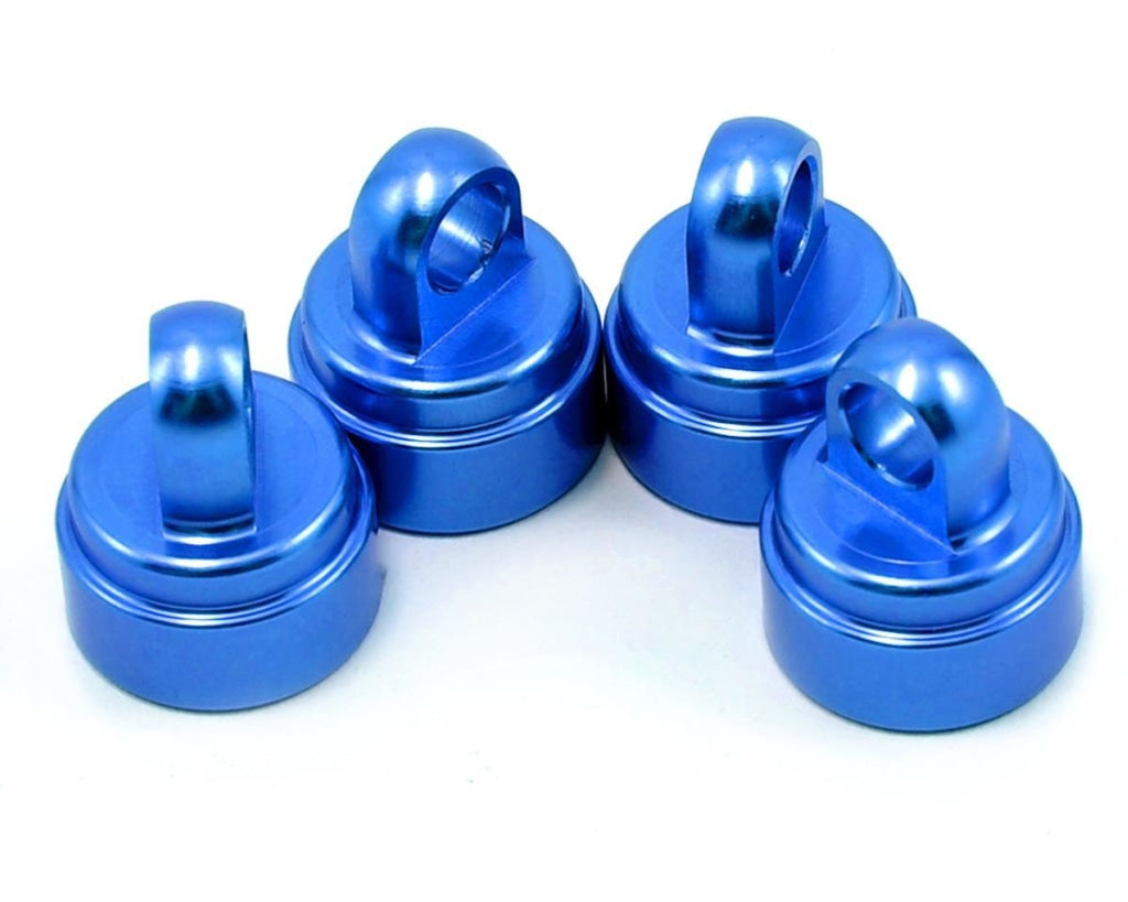 Traxxas - Tapas De Amortiguador Aluminio (Anodizado Azul) (4) Para Todos Los Ultra Shocks En