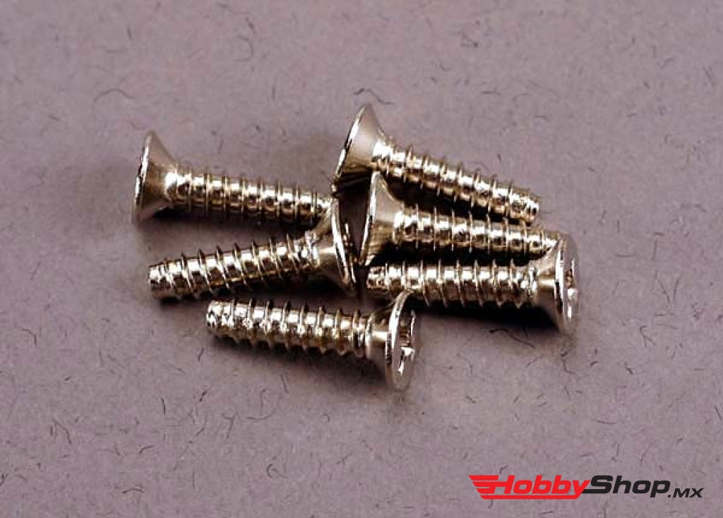 Traxxas - Tornillos 3X12Mm Avellanados / Autorroscantes (6 Piezas) En Existencia