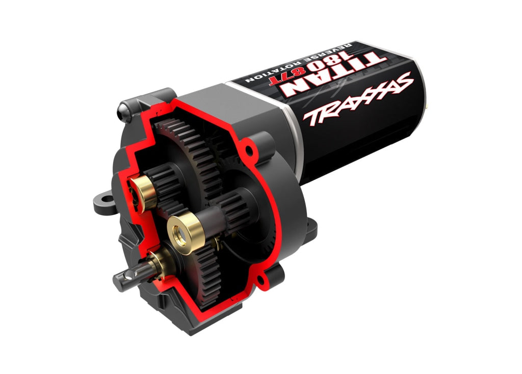 Traxxas - Transmission Complete (Low Range (Crawl) Gearing) (40.3:1 Reduction Ratio) (Includes