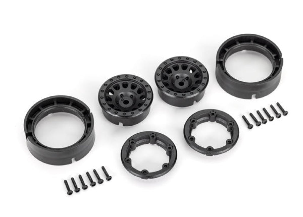 Traxxas - Wheels 1.0 Method Race Wheels® 105 Beadlock (Black Beadlock) (2) En Existencia