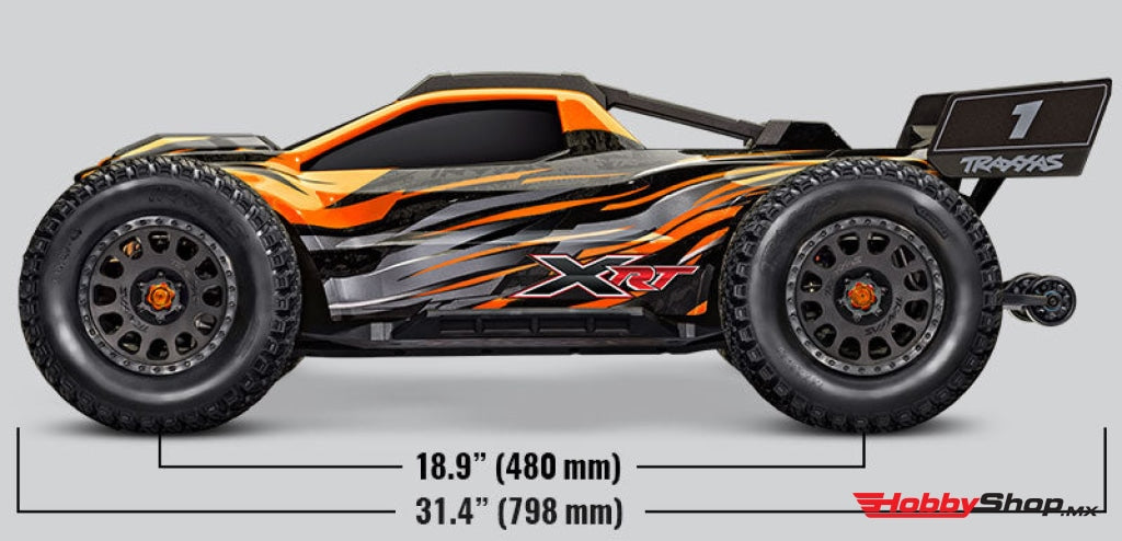 Traxxas - Xrt 8S Extreme 4Wd Brushless Rtr Race Truck W/2.4Ghz Tqi Radio & Tsm Roja En Existencia